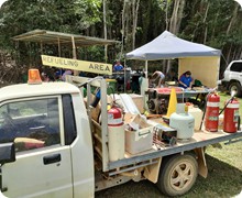 NQKC 2023 RD4 Mossman refuelling ute